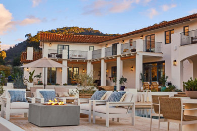 Tuscan patio photo in Santa Barbara