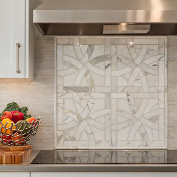 Stove tile medallion
