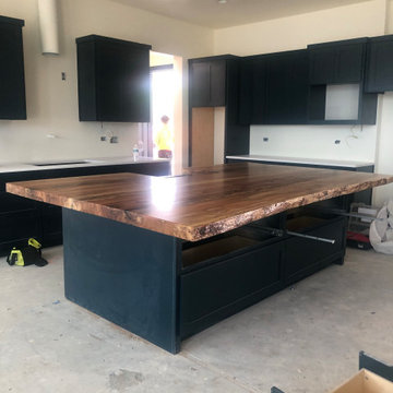 Pecan Slab Center Island