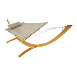 Hatteras Hammocks - Hatteras Soft Weave Hammock, Antique Beige, 13'x55" - Hammocks And Swing Chairs