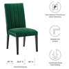 Dining Chair, Nailhead, Set of 2, Green, Velvet, Modern, Bistro Hospitality