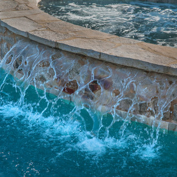 Sheer Water Feature - Hot Tub