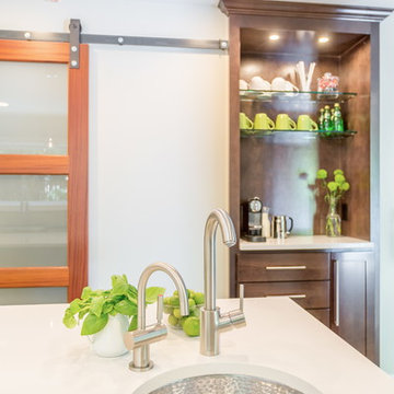 kitchen with industrial touches