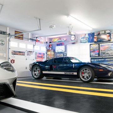 Cool Home Garage Floor Design - RACEDECK® Flooring