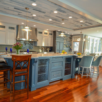 Stunning Kitchen with rustic beach accents in York ME