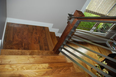 Inspiration for a modern staircase remodel in San Francisco