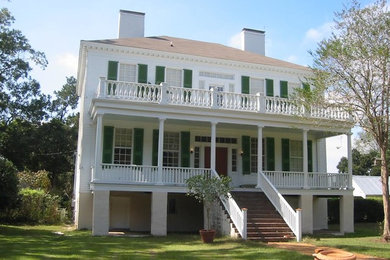 Transitional exterior home idea in Other