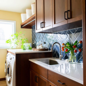 Bright, Laundry Room Refresh