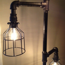 industrial floor lamp