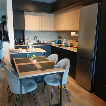 Young couple's new flat