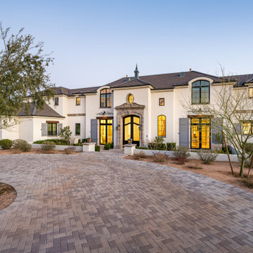 French Provincial Custom Home North Scottsdale
