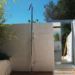 Twiggy Outdoor Shower With Mixer & Handshower - Outdoor Showers