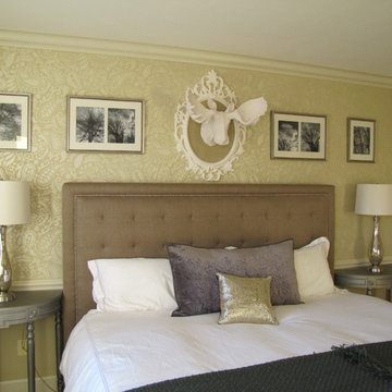 A Paisley Stenciled Bedroom