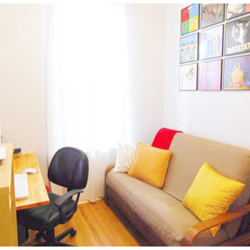 Small Home Office Guest Room With Futon