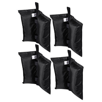 4 Pcs Weight Sand Bag for Outdoor EZ Pop Up Canopy Instant Tent Gazebo Black