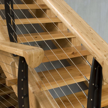 Metal and wood Staircase