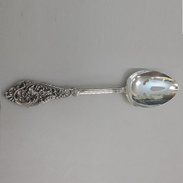 Reed & Barton Sterling Silver Florentine Lace Pierced Table Spoon