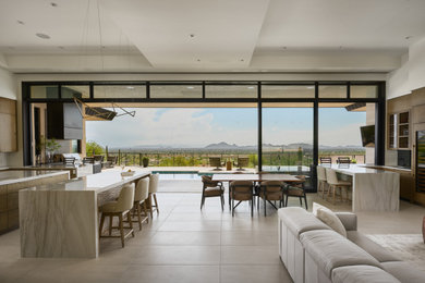 Inspiration for a contemporary home design remodel in Phoenix