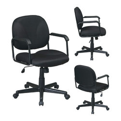 Fabric Black Managers office Chair - Office Chairs