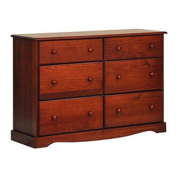Double Dresser in Mahogany - Dressers