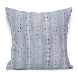 Shibori Cushion City Scape Day Indigo - Decorative Cushions