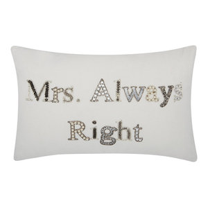 Nourison Mina Victory E0175 Mina Victory Drama Queen Champagne Decorative Pillow 18 x 18