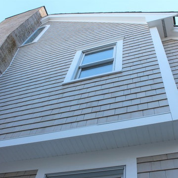 Maibec Cedar Siding, CertainTeed Designer Roofing, AZEK Decking, Marion, MA