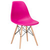 Edgemod Vortex Side Chair, Fuchsia