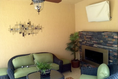 Tuscan patio photo in Orlando
