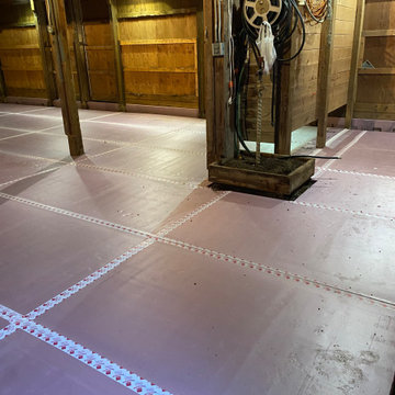 White Lake Radiant Floor Concrete for Barn