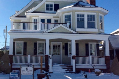 Beach style exterior home photo in Philadelphia