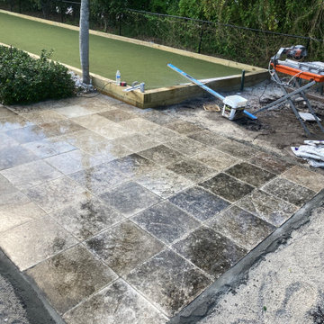 Palm Beach Proper, Bocce Ball Court Construction