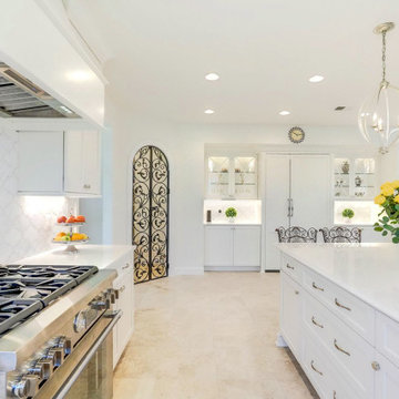 Breathtaking All White Kitchen in Herndon, VA
