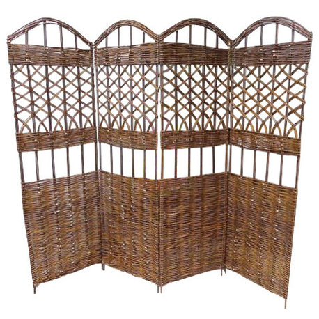 Willow Screen, 4 Panel Divider, 72" W x 60"H