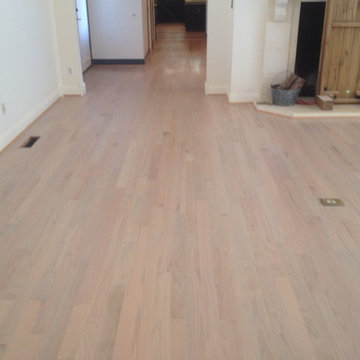 Refinishing stain Bona White/Grey with Bona Traffic HDMatte