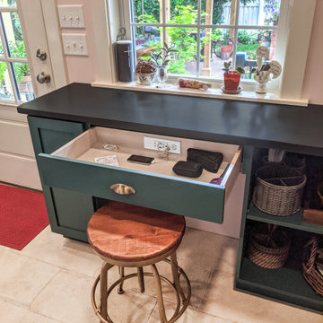 Kitchen Desk Charging Drawer