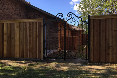 Carrolton Pool Fence and Iron Gate