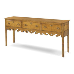 The No. 660 Custom Console based on the No. 1137 Sideboard, Curly Maple - Buffets And Sideboards