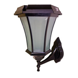 Solar Goes Green LED Coach 99C Solar Wall Mounted Lamp - Outdoor Lighting