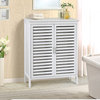Natural Spa Floor Cabinet, White
