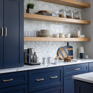 Transitional Retreat - Family Room Remodel & Scullery Kitchen - Haymarket, VA