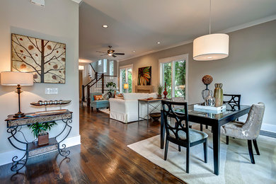 Dining room - contemporary dining room idea in Nashville