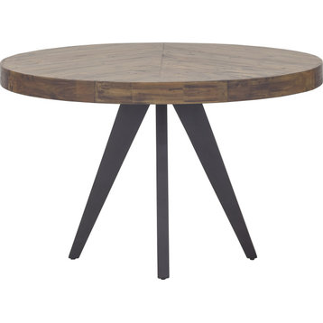Parq Round Dining Table - Cappuccino