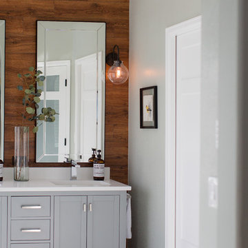 Hinman Master Bath | Roxborough Park, CO | Modern Farmhouse Renovation