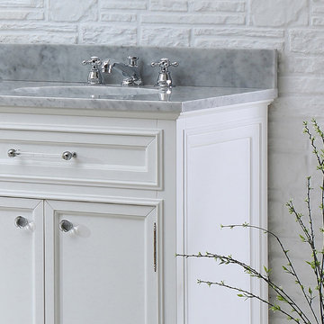 Derby 60" White Bathroom Vanity