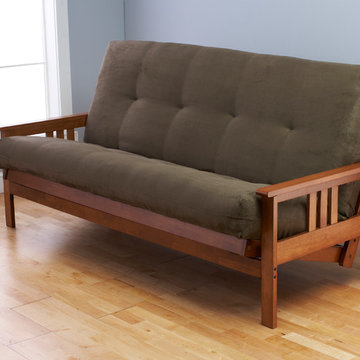 Monterey Frame with Olive Suede Mattress