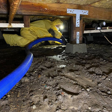 Water Damage Restoration - Crawl Space
