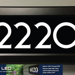 Address LED  - illuminated house numbers - House Numbers
