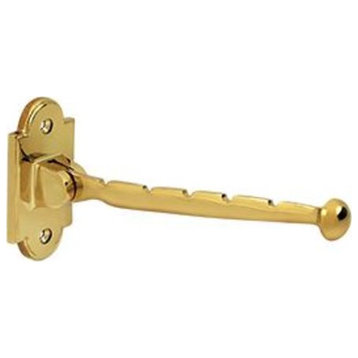 Deltana VH65 7" Solid Brass Valet Hook, Brass