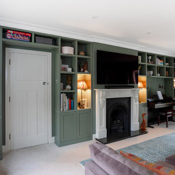 Bespoke living room cabinets